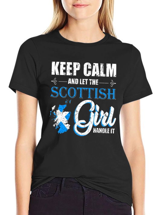 Keep Calm Scottish Girl T-Shirt