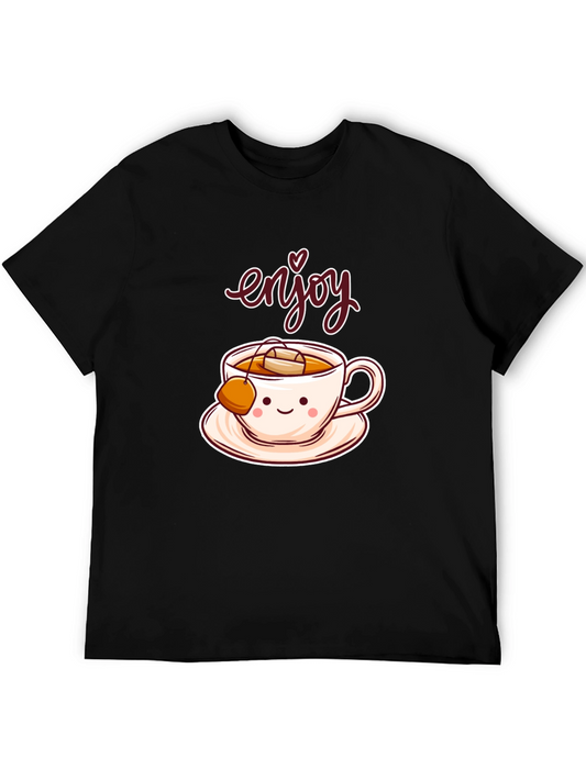 Enjoy Tea Graphic Tee - Kawaii T-Shirt