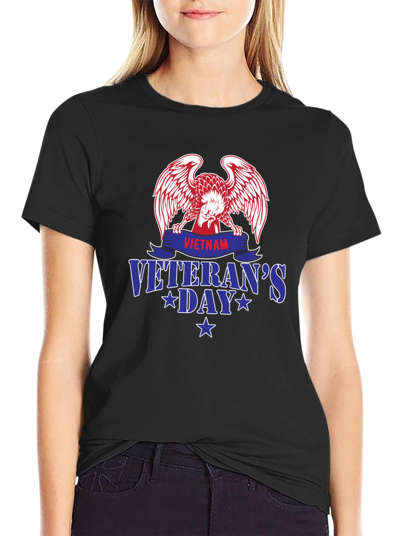 Vietnam Veterans Day Eagle Graphic Tee - Patriotic Pride