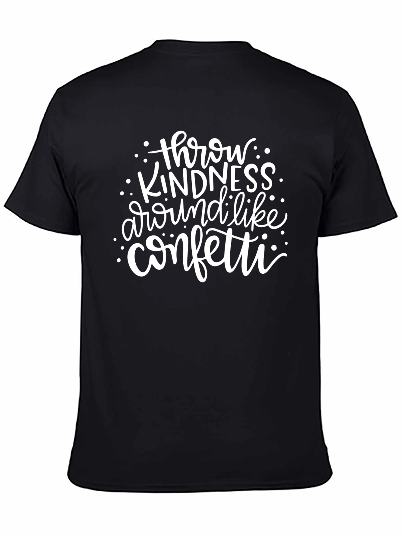 Throw Kindness Black Graphic Tee