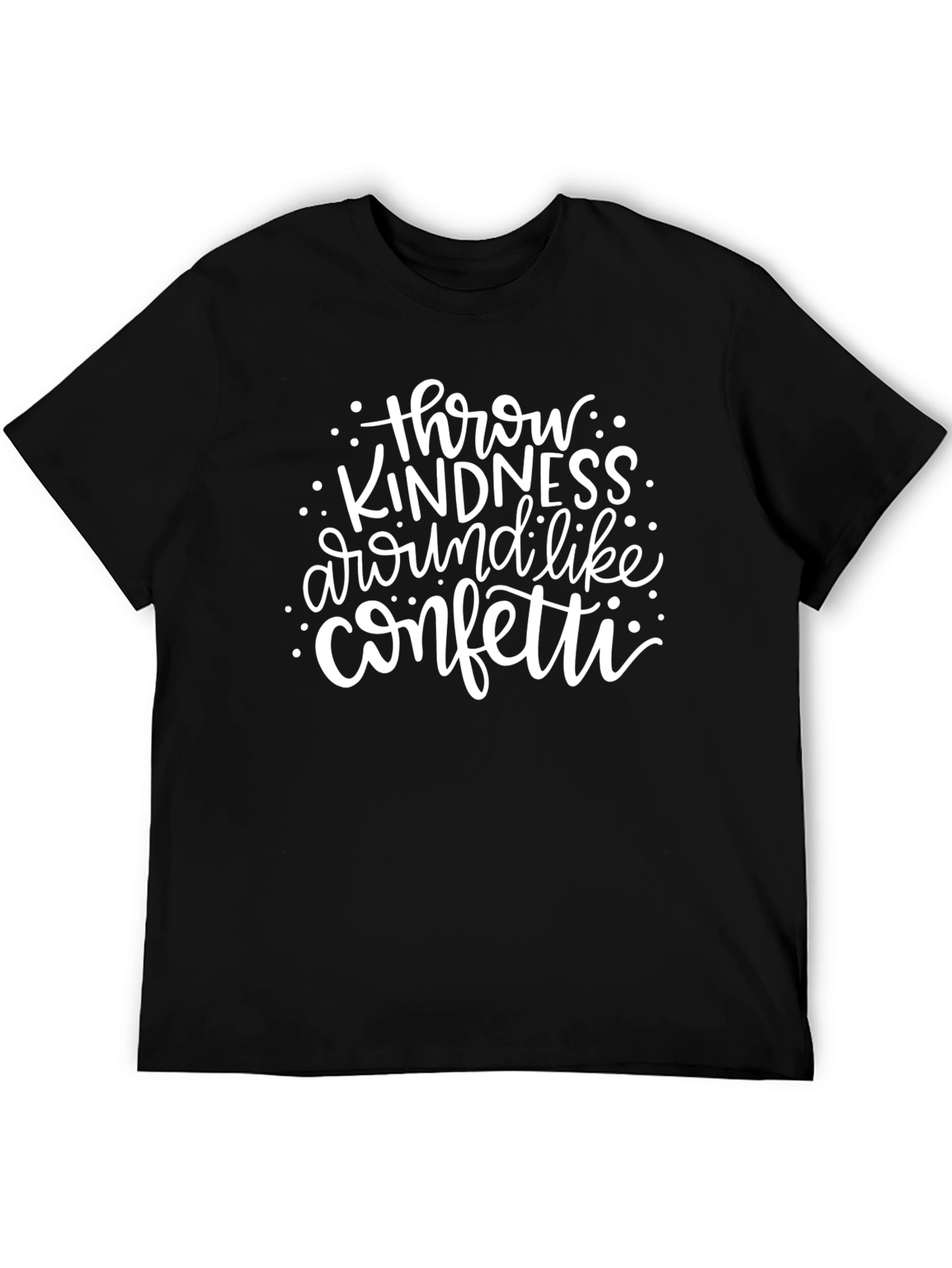 Throw Kindness Black Graphic Tee