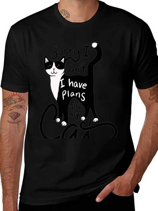 Cat Lover T-Shirt: Sorry I Have Plans With My Cat