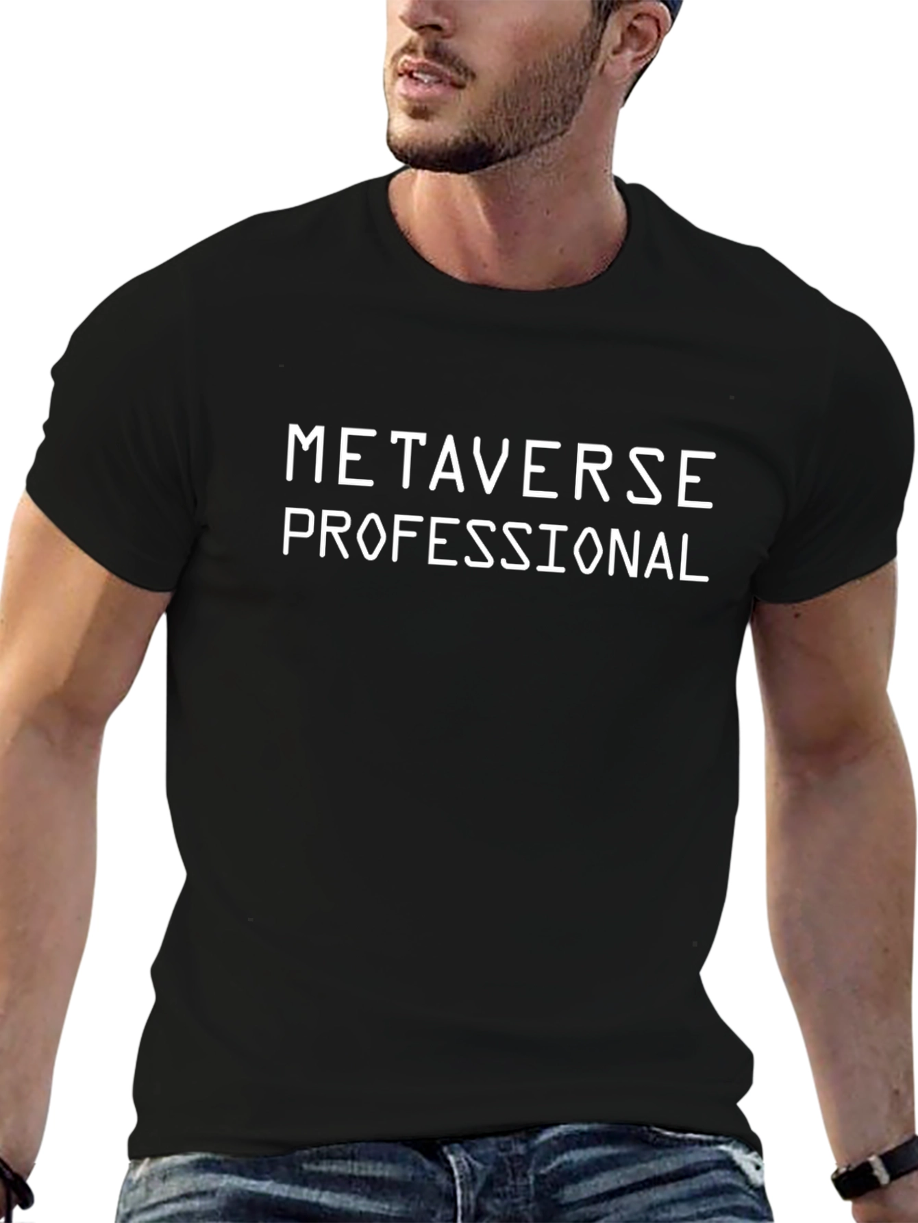 Metaverse Professional Black T-Shirt