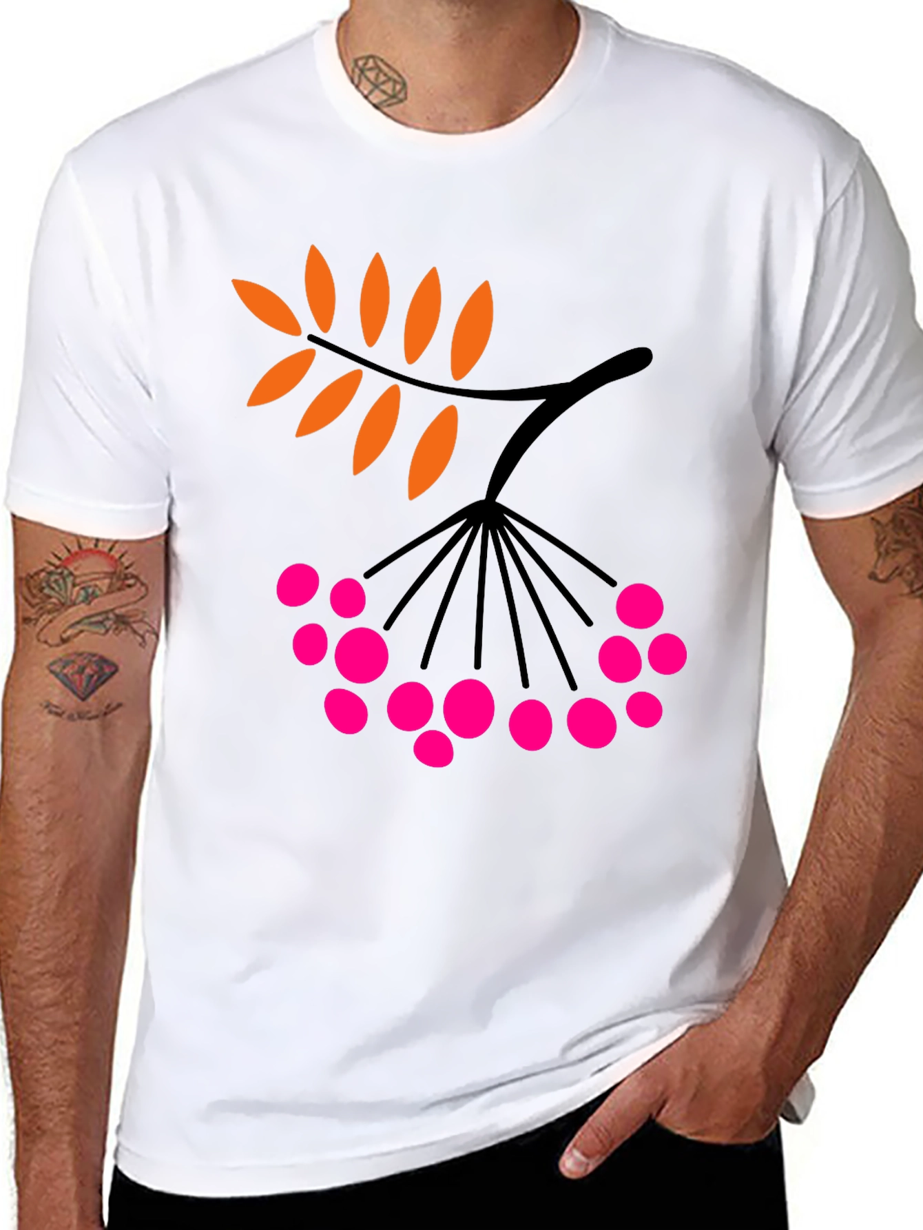 Rowan Berry Graphic Tee - Unique Nature Design