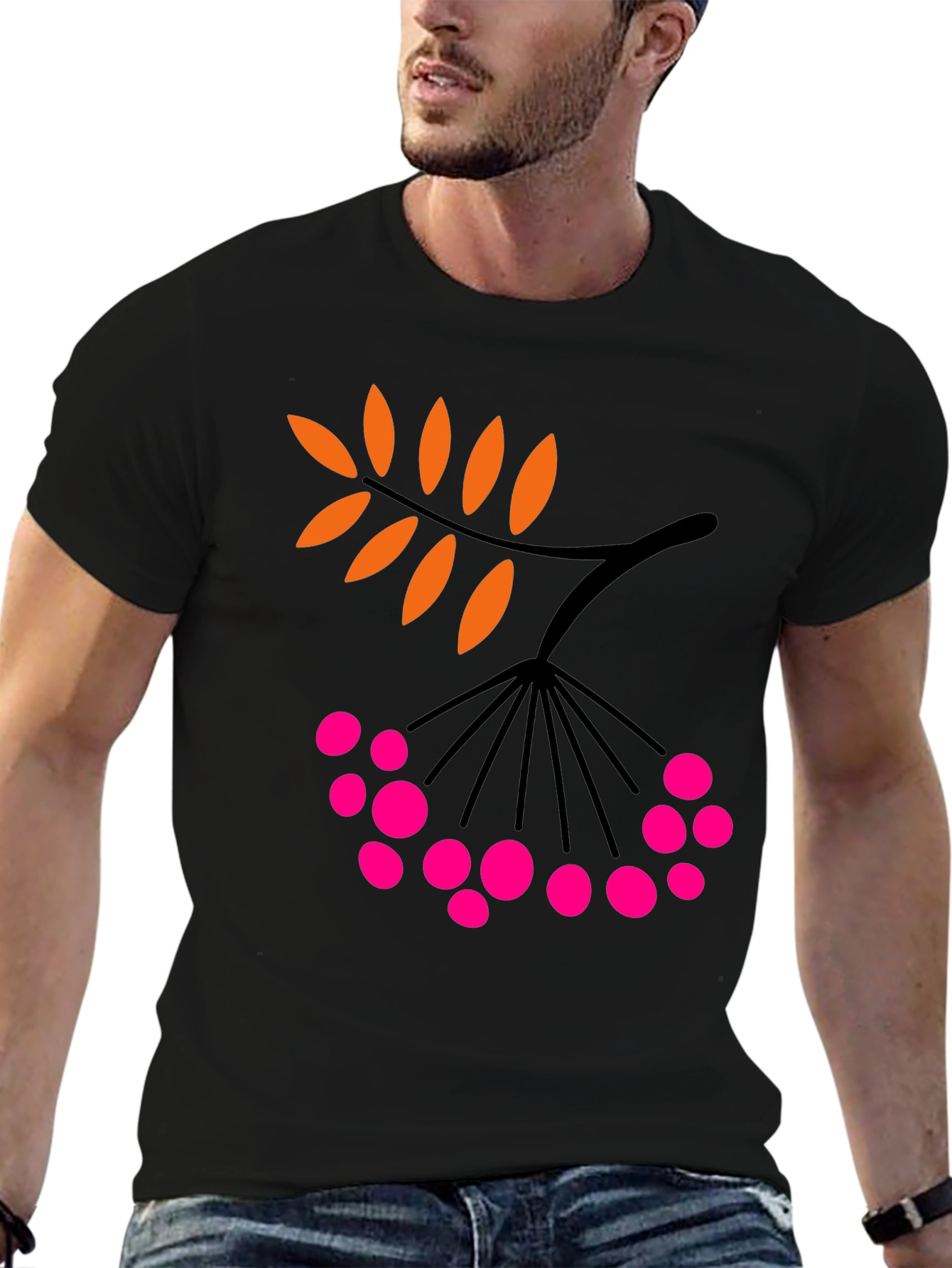Rowan Berry Graphic Tee - Unique Nature Design