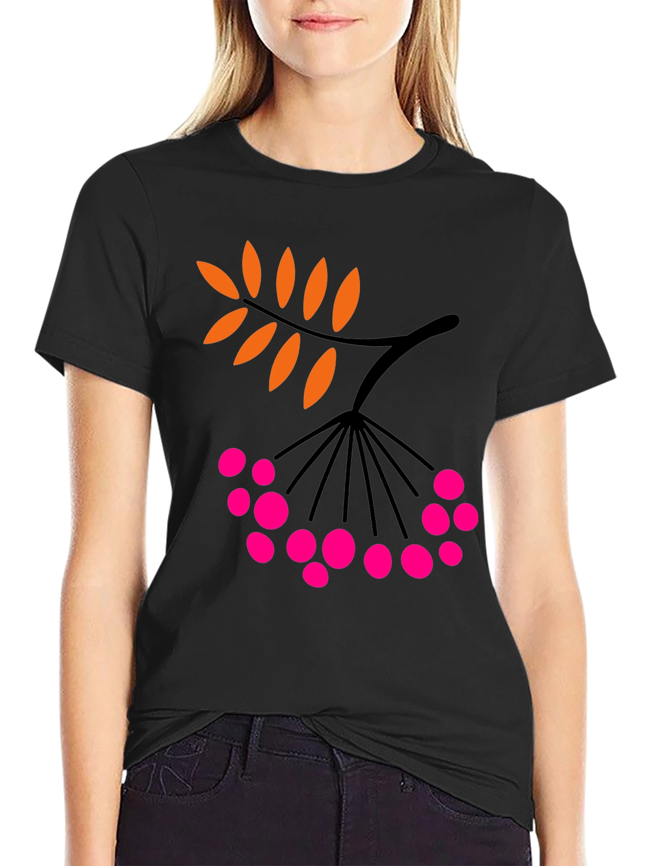 Rowan Berry Graphic Tee - Unique Nature Design
