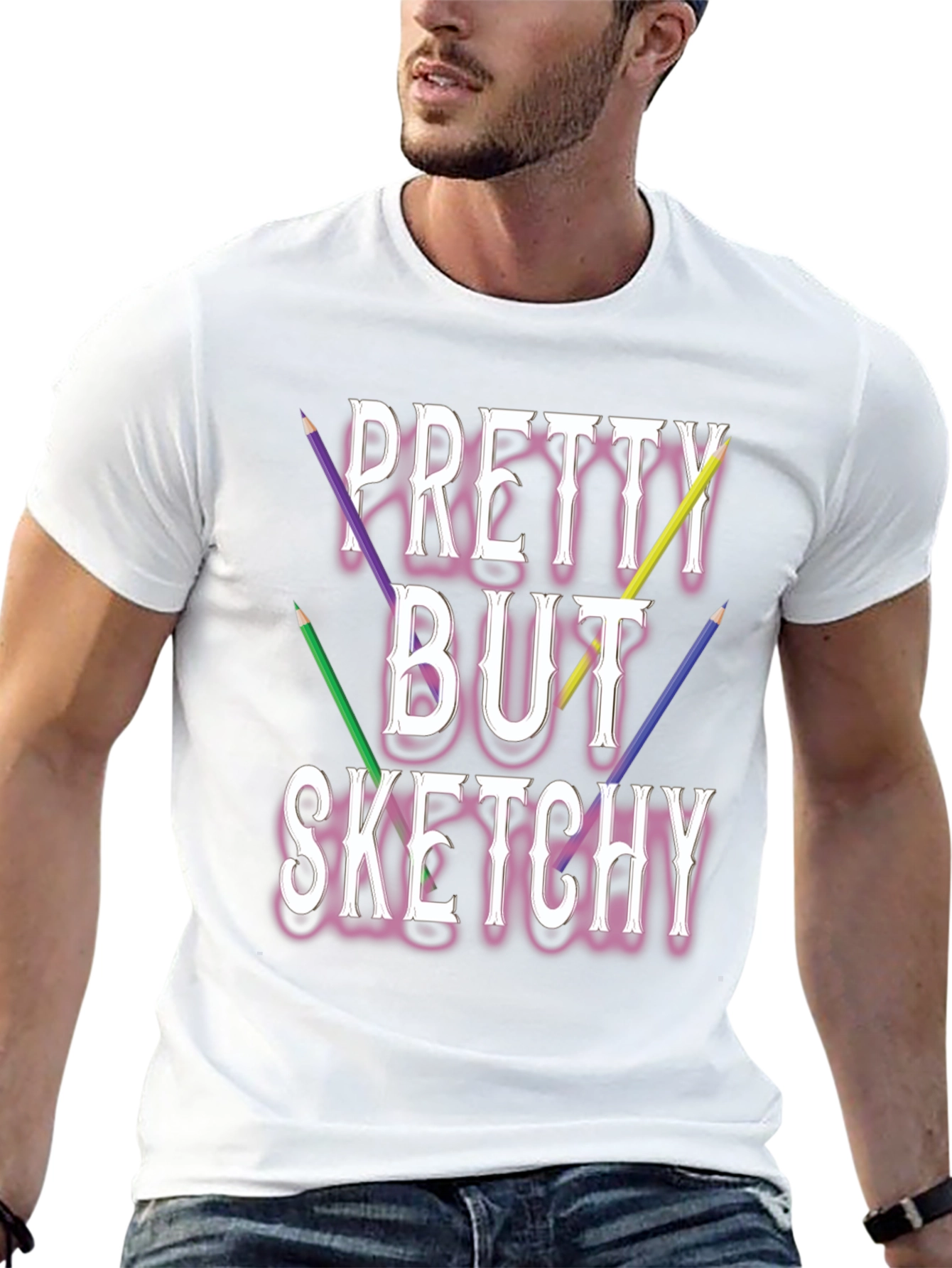 Pretty But Sketchy Graphic Tee