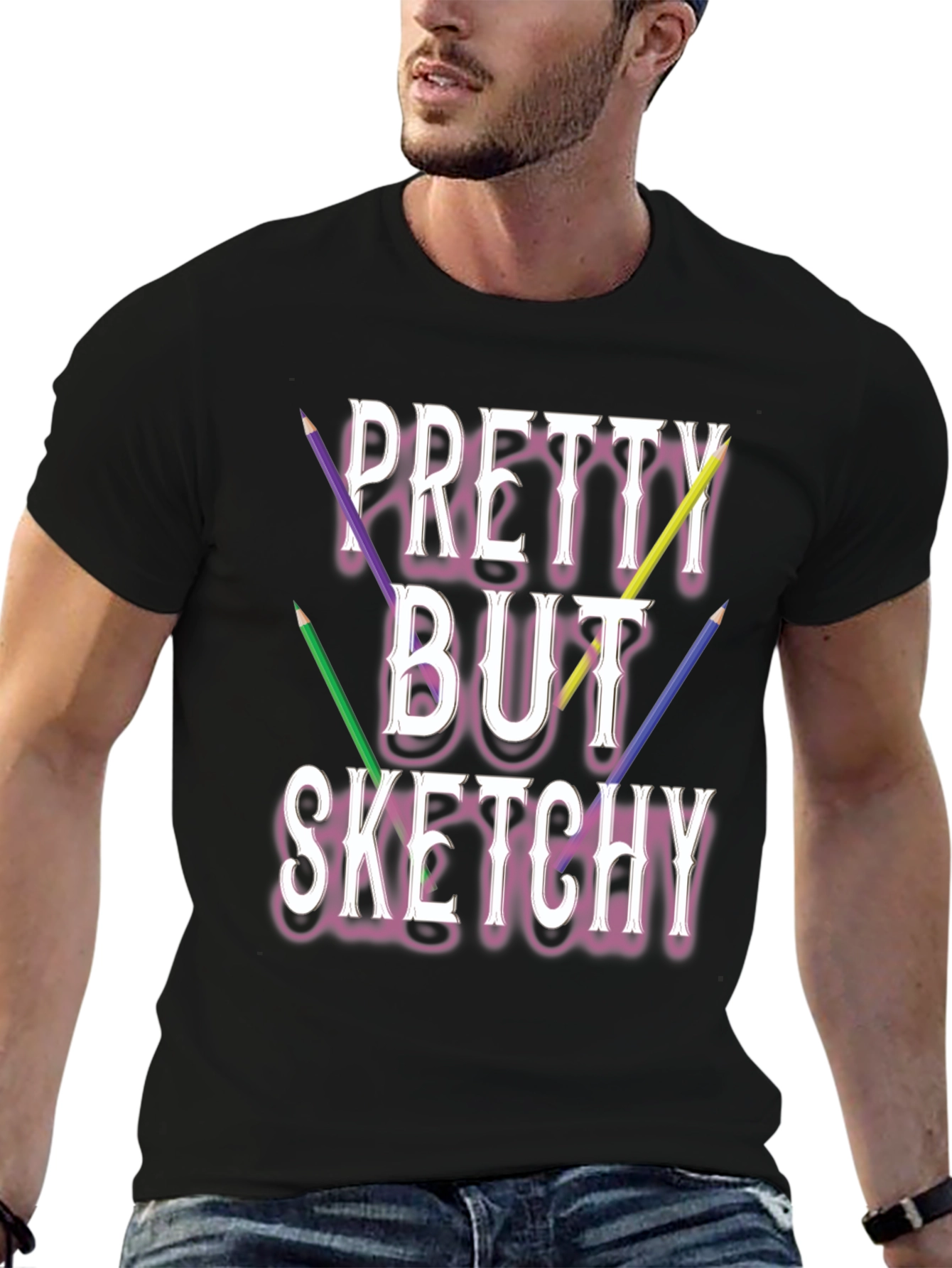 Pretty But Sketchy Graphic Tee