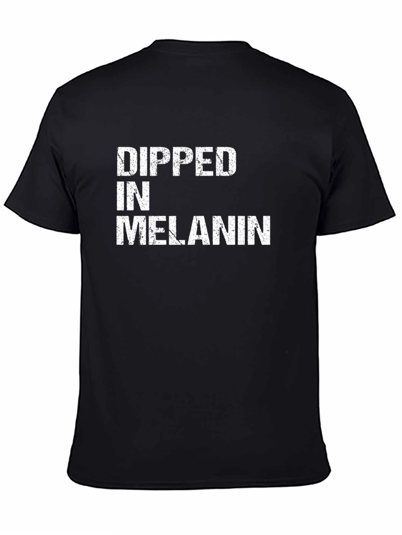 Dipped In Melanin Graphic Tee - Black