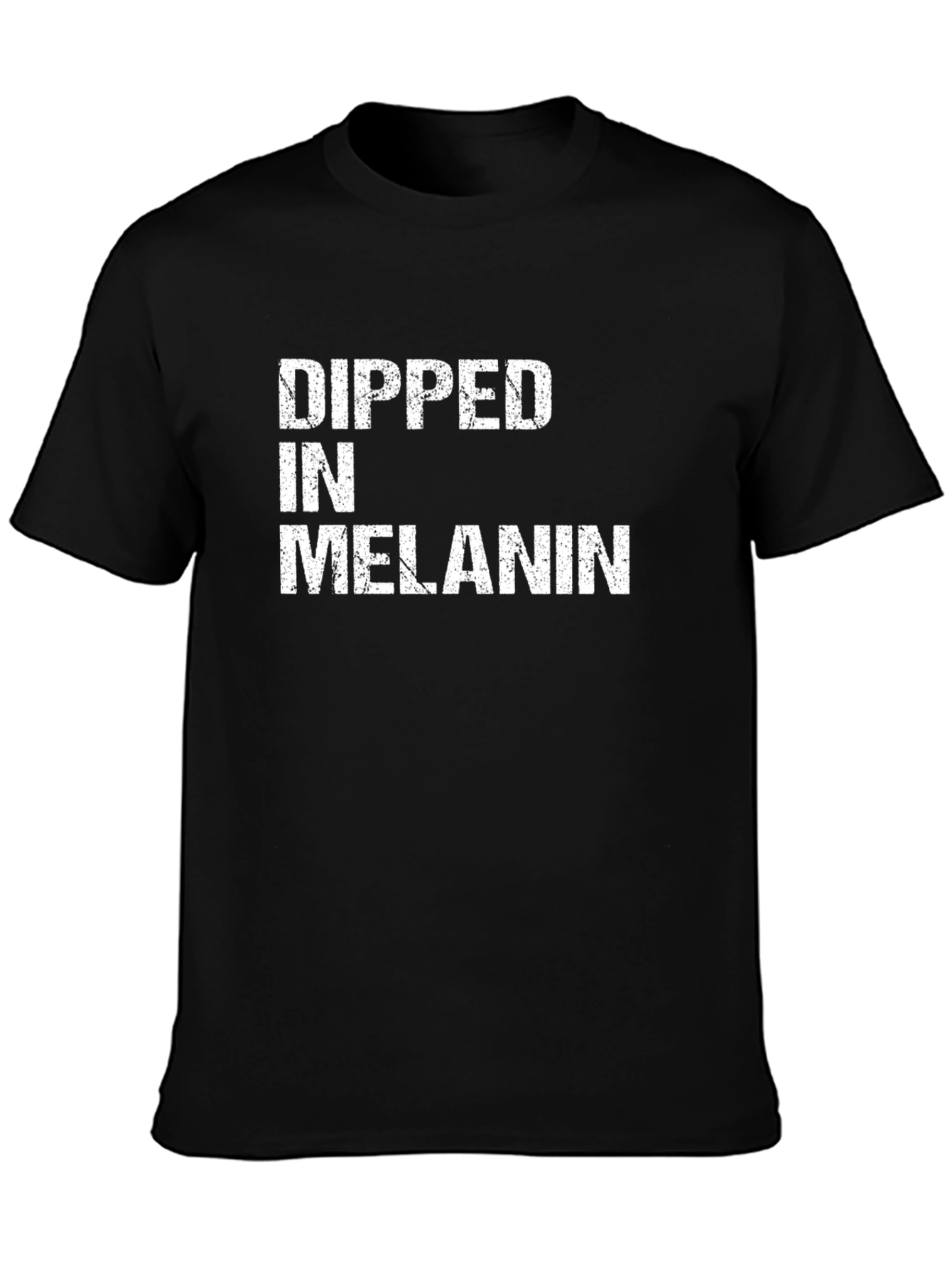 Dipped In Melanin Graphic Tee - Black