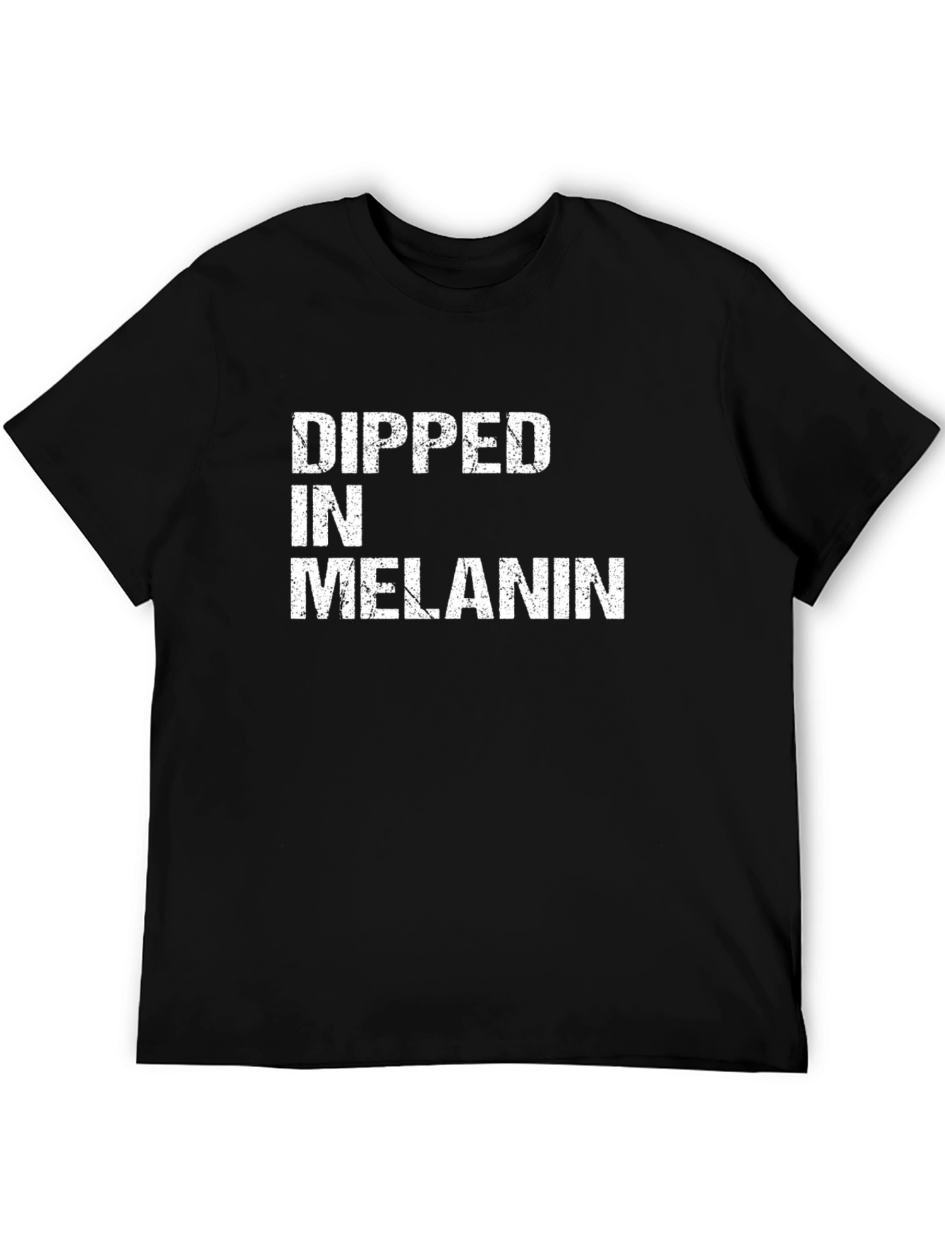 Dipped In Melanin Graphic Tee - Black