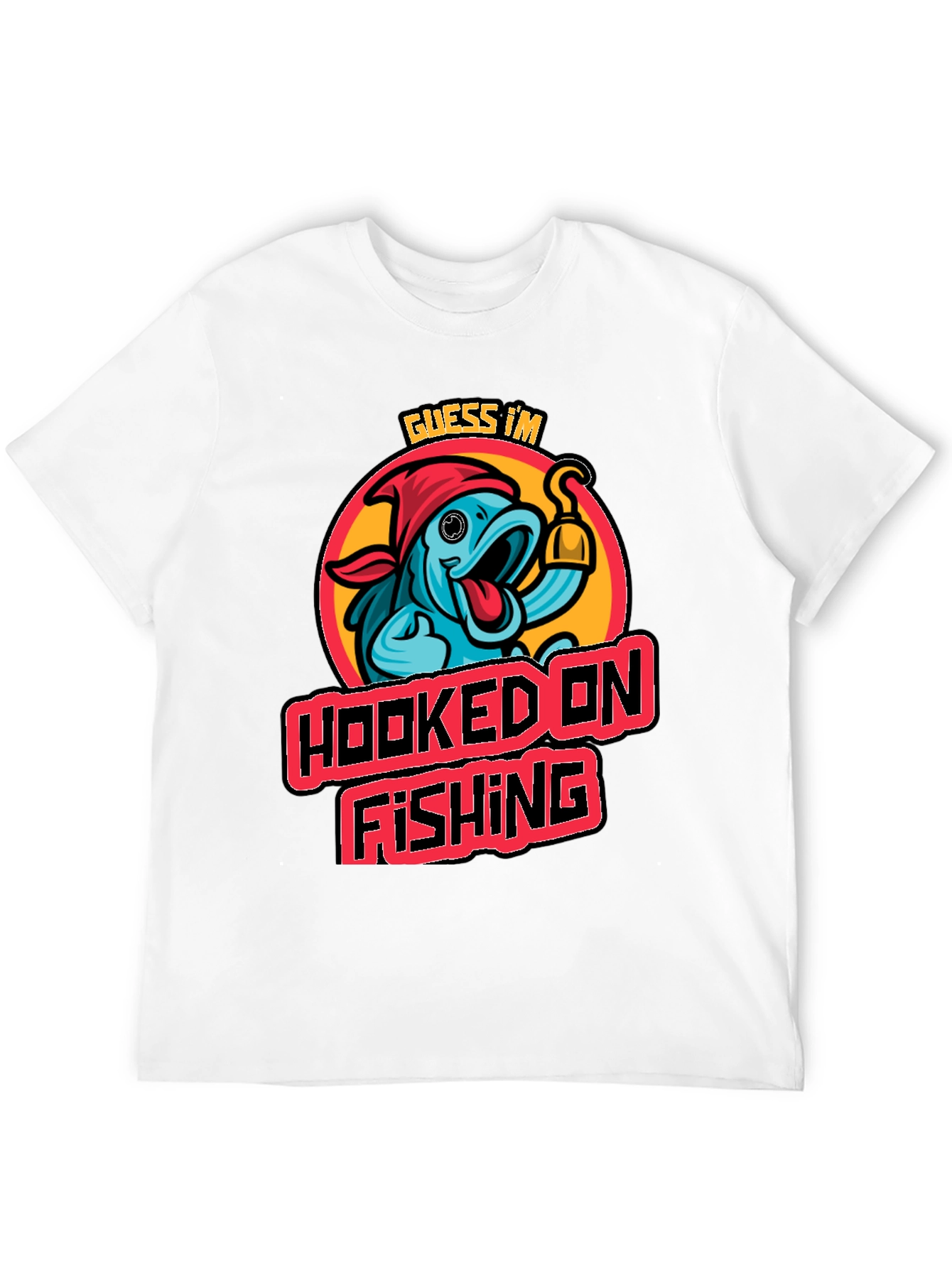 Hooked on Fishing Graphic Tee