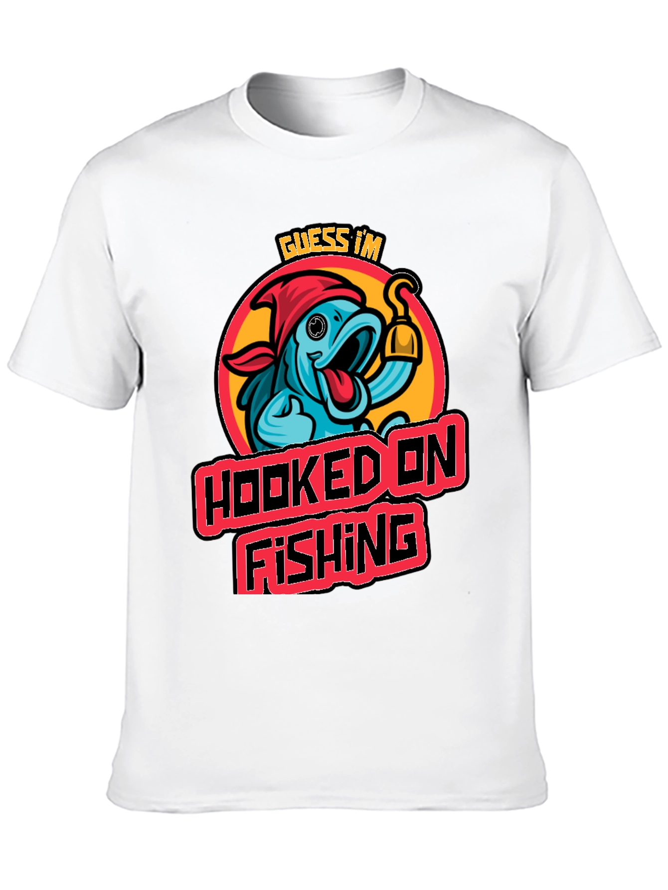 Hooked on Fishing Graphic Tee