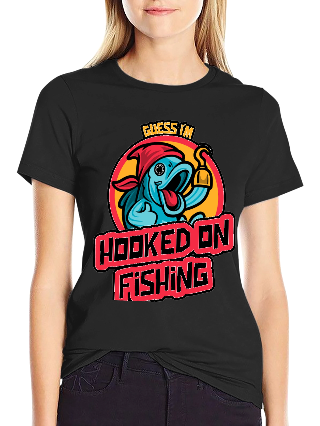 Hooked on Fishing Graphic Tee