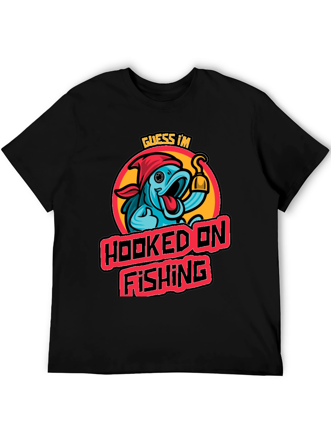 Hooked on Fishing Graphic Tee