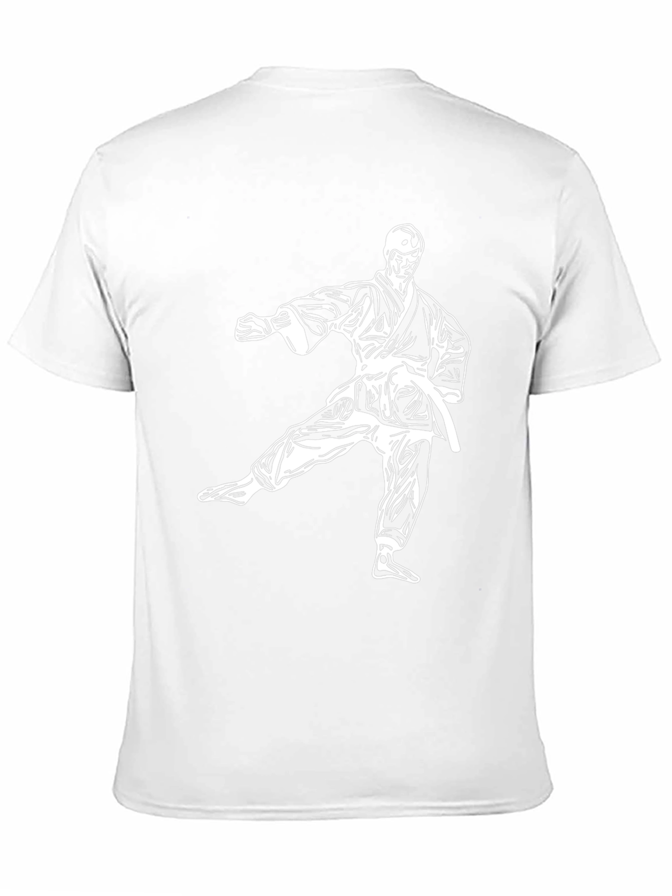 Karate Silhouette Graphic T-Shirt
