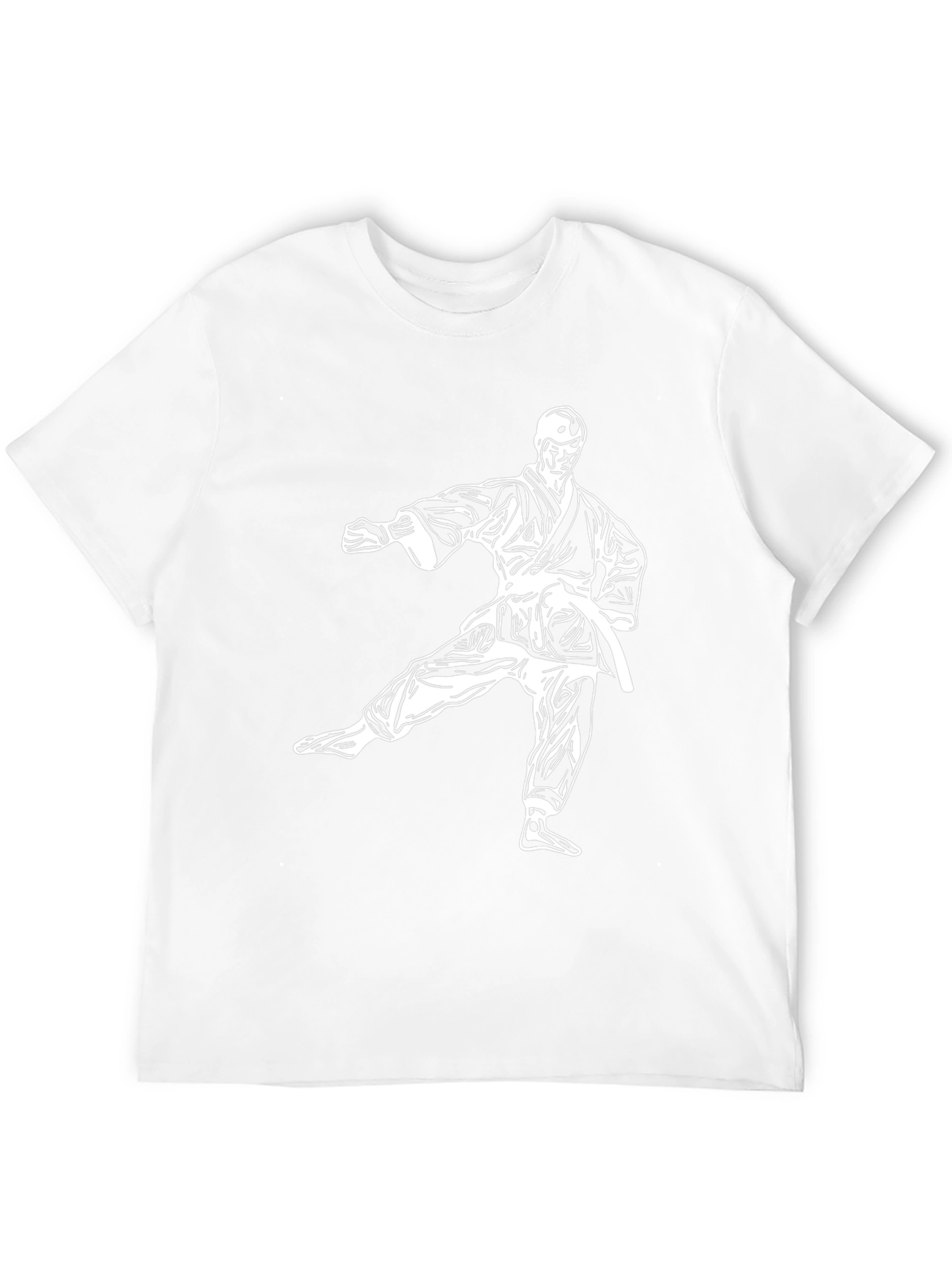 Karate Silhouette Graphic T-Shirt