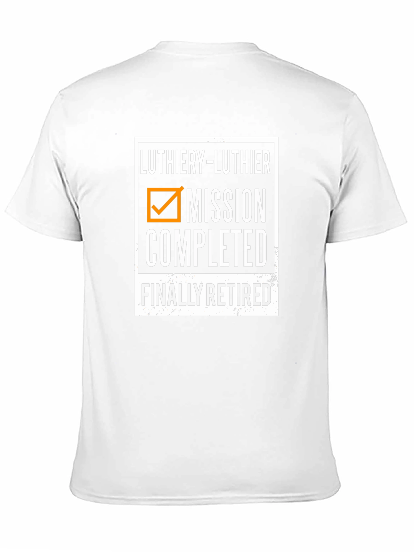 Luthiery Mission Completed Retired Black T-Shirt